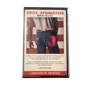 Vintage 1984 Bruce Springsteen Born In The USA Cassette Made in Canada